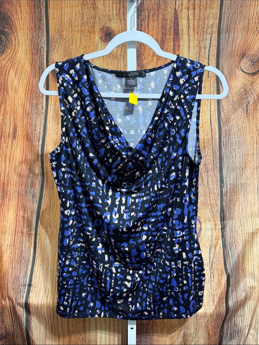 🚨89th & Madison Cowl Neck Sleeveless Blouse Size M